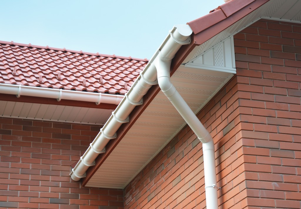 roof gutter and downspout